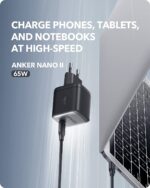 Anker Nano II 65W USB-C Ladegerät Netzteil mit Schnellladeleistung, GaN II Technologie, Kompatibel mit MacBook Pro/Air, Galaxy S20/S10, iPhone 12/Pro/Mini, iPad Pro, Pixel – Bild 2
