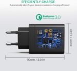 IWAVION Quick Charge 3.0 USB Ladegerät mit USB Type C Ladekabel, 30W QC 3.0 ladegeraet mit 4 Ports Schnellladegerät USB Netzteil für Samsung Galaxy S10/S9/S8/Note,LG V30,Huawei P20/P30,XiaoMi – Bild 5