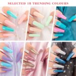 Lavender Violets UV-Gel-Nagellack 21 PCS mit Base und Matte-Glänzende Top Coat Geschenk-Set Soak Off LED Nägel Maniküre Kit Feiertag Partei 986 – Bild 3