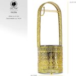 DILAW® Shisha Kohlekorb Oriental Hoch Edelstahl Kohlebehälter für Shisha Kohle & Grill Kohle Char-Basket Holzkohlekörbe mit Sicherheitsgriff Hookah Zubehör – Bild 2