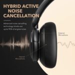Soundcore by Anker Life Q30 Bluetooth Kopfhörer, Hybrid Active Geräuschisolierung, Individuelle Modi, Hi-Res Sound, EQ in App, 40h Akku, bequemer Halt, Verbindung von 2 Geräten – Bild 2