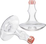 DILAW® Rubin Shisha Edelstahl Gold Hookah Medium oder Big Size, Wasserpfeife Kaminkopf Komplettset Molassefänger mit 3 oder 4 Anschlüssen Kopfadapter Silikonschlauch Alumundstück Tabakkopf Kaminaufsatz – Bild 8