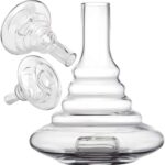 DILAW Onyx Shisha Bowl Glas Ersatzglas Masse Medium Höhe ca. 19,5cm Bowl ohne Gewinde