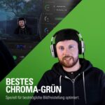 Elgato Green Screen - Ausfahrbares Chroma-Key-Panel, knitterfreies Material, ultraschneller Aufbau, für Hintergrundentfernung für Streaming, Videokonferenzen auf Instagram, TikTok, Zoom, Teams, OBS – Bild 6