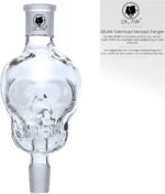 DILAW® Rubin Shisha Edelstahl Gold Hookah Medium oder Big Size, Wasserpfeife Kaminkopf Komplettset Molassefänger mit 3 oder 4 Anschlüssen Kopfadapter Silikonschlauch Alumundstück Tabakkopf Kaminaufsatz – Bild 5