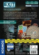 Kosmos - EXIT - Das Spiel, Die unheimliche Villa, Level Fortgeschrittene, Escape Room Spiel, für 1 bis 4 Spieler ab 12 Jahren, einmaliges Event-Spiel für Erwachsene und Kinder – Bild 2