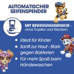 Sagrotan No-Touch Kids Automatischer Seifenspender – Inkl. Sagrotan Nachfüller Aloe Vera – Paw Patrol Edition – 1 x 250 ml Flüssigseife – Bild 3