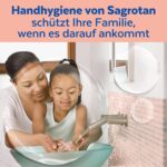 Sagrotan No-Touch Automatischer Seifenspender Weiss – Inkl. Sagrotan Nachfüller Lotusblüte und Kamille – Bild 2