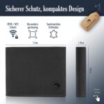 TRAVANDO Geldbörse mit Geldklammer Geldbeutel Männer Helsinki Slim Portemonnaie Wallet Portmonaise Herren Geldtasche klein Portmonee RFID Kreditkartenetui Brieftasche Kartenetui Geldclip – Bild 2