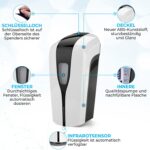 Automatischer Desinfektionsmittelspender mit Sensor. Berührungsloser Desinfektionsmittelspender mit einem 1000 ml Nachfüllbehälter – Bild 2
