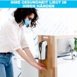 Automatischer Desinfektionsmittelspender mit Sensor. Berührungsloser Desinfektionsmittelspender mit einem 1000 ml Nachfüllbehälter – Bild 6