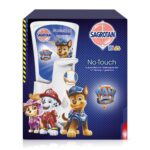 Sagrotan No-Touch Kids Automatischer Seifenspender – Inkl. Sagrotan Nachfüller Aloe Vera – Paw Patrol Edition – 1 x 250 ml Flüssigseife