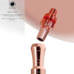DILAW® Rubin Shisha Edelstahl Gold Hookah Medium oder Big Size, Wasserpfeife Kaminkopf Komplettset Molassefänger mit 3 oder 4 Anschlüssen Kopfadapter Silikonschlauch Alumundstück Tabakkopf Kaminaufsatz – Bild 2