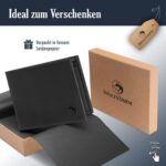 TRAVANDO Geldbörse mit Geldklammer Amsterdam - TÜV geprüft - 10 Kartenfächer - Slim Design - RFID Schutz - Kleines Münzfach - inkl. Geschenk Box - Designed in Germany – Bild 5
