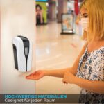 Automatischer Desinfektionsmittelspender mit Sensor. Berührungsloser Desinfektionsmittelspender mit einem 1000 ml Nachfüllbehälter – Bild 7