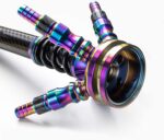 ORACLE HOOKAH® Carbon Shisha Set Edelstahl Wasserpfeife 70cm - mit Zubehör wie Schlauch Tonkopf Mundstück LED – Bild 4