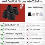 Little Dragon® Shisha Dichtung [Xtrem Grip] 2er Set oder 4er Set Luftdichte Shisha Kopfdichtung für jeden Shisha Kopf, Extrem langlebige Silikondichtung mit Lamellen, 100% kein verrutschen, Shisha Zubehör – Bild 3