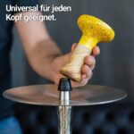 Little Dragon® Shisha Dichtung [Xtrem Grip] 2er Set oder 4er Set Luftdichte Shisha Kopfdichtung für jeden Shisha Kopf, Extrem langlebige Silikondichtung mit Lamellen, 100% kein verrutschen, Shisha Zubehör – Bild 4