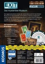 KOSMOS  EXIT Das Spiel, Das mysteriöse Museum, Level Einsteiger, Escape Room Spiel, für 1 bis 4 Spieler ab 10 Jahren, einmaliges Event-Spiel für Erwachsene und Kinder – Bild 2