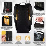 M. ROSENFELD Shisha Tasche Gross mit 13 Fächern, Premium Shisha Rucksack, Reise Shisha Tragetasche Aufbewahrung Unterwegs, Nargile Wasserpfeife Hookah Shisha Zubehör Set, Gepolstert & Wasserdicht – Bild 4