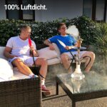 Little Dragon® Shisha Dichtung [Xtrem Grip] 2er Set oder 4er Set Luftdichte Shisha Kopfdichtung für jeden Shisha Kopf, Extrem langlebige Silikondichtung mit Lamellen, 100% kein verrutschen, Shisha Zubehör – Bild 6