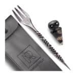 M. ROSENFELD Shisha Gabel Stecher Set – mit Phunnel Stopfen Hochwertiges Shisha Set mit Tabakgabel Lochstecher Phunnel-Stopfen aus Harz & Stylischer Aufbewahrungstasche - Shisha Zubehör