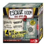 Noris Escape Room 2 (Grundspiel) Familien und Gesellschaftsspiel für Erwachsene, inkl. 4 Fällen und Chrono Decoder, ab 16 Jahren