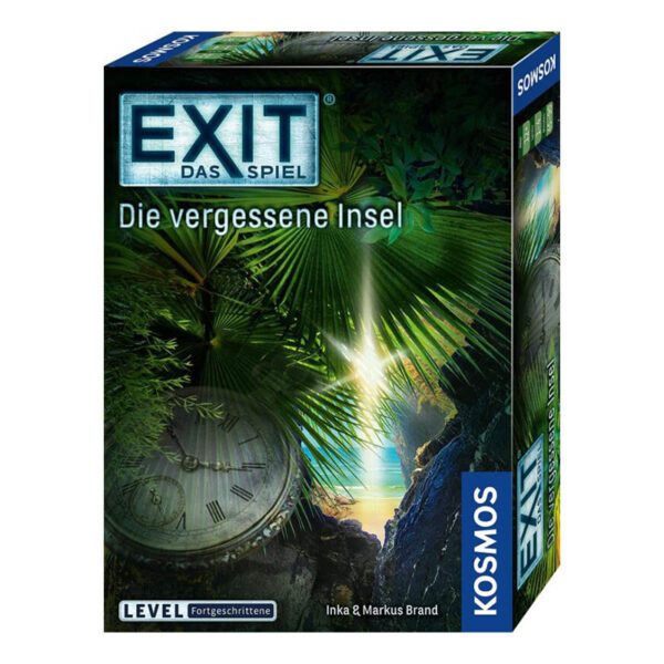 Kosmos - EXIT - Das Spiel - Die vergessene Insel, Level Fortgeschrittene, Escape Room Spiel, Bunt