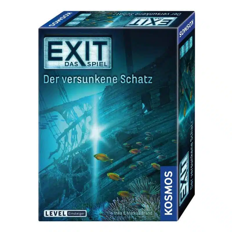 Kosmos- EXIT - Das Spiel - Der versunkene Schatz, Level Einsteiger, Escape Room Spiel