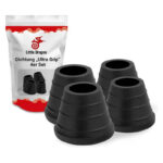 Little Dragon® Shisha Dichtung [Xtrem Grip] 4er Set Luftdichte Shisha Kopfdichtung für jeden Shisha Kopf - Extrem langlebige Silikondichtung mit Lamellen - 100% kein verrutschen - Shisha Zubehör