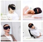 Schlafkopfhörer, Bluetooth, kabellose Augenmaske, Schlafkopfhörer, Maske zum Aufrüsten, waschbar, für Reisen, Musik, Bluetooth-Headset mit verstellbaren Lautsprechern – Bild 7