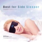 Schlafkopfhörer, Bluetooth, kabellose Augenmaske, Schlafkopfhörer, Maske zum Aufrüsten, waschbar, für Reisen, Musik, Bluetooth-Headset mit verstellbaren Lautsprechern – Bild 4