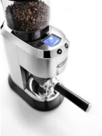De'Longhi Dedica KG 521.M Elektrische Kaffeemühle, 2,1" LCD Display mit Aroma Funktion, Vollmetallgehäuse, Edelstahl Kegelmahlwerk, einstellbare Mahlgradeinstellung – Bild 3