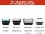 Tefal OptiGrill+ GC712D | intelligenter Kontaktgrill | 6 Grillprogramme | passt Temperatur + Grillzyklus ans Grillgut an | antihaftbeschichtete Platten – Bild 7