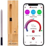 MEATER Plus | Das ultimative kabellose smarte Fleischthermometer mit 50m Reichweite | Für Ofen, Grill, Pfanne und Rotisserie | Perfekter Fleischgenuss via App