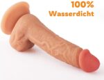 Funejoy Realistischer Silikon Dildo für sie,18.5cm – Bild 2