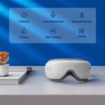 RENPHO Augenmassagegerät mit Wärme, Vibration und Musik über Bluetooth, Massagebrille hilft bei Augenringen und trockenen Augen, verbessert Schlafqualität, Weihnachtsgeschenke für die ganze Familie – Bild 4