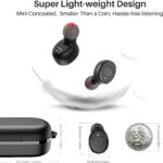TOZO T10 Bluetooth Kopfhörer Kabellos In Ear Ohrhörer Sport Bluetooth 5.0 IPX8 Wasserdicht Headset mit kabellosem Ladecase Mikrofon Premium Sound Bass – Bild 5