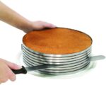 Zenker 7704 Tortenboden-Schneidhilfe-Set, mit Konditor- bzw. Glasurmesser Patisserie,Profi-TortenmesserzumSchneidenfürSchicht-Torten,Torten-ZubehörausEdelstahl,Menge1Stück,Farbesilber – Bild 2