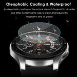 CAVN 4-Stücke Panzerglas Kompatibel mit Samsung Galaxy Watch 46mm Schutzfolie, 9H Kratzfest Gehärtetes Panzer Glas Schutz Displayschutzfolie Schutzglas Folie für Galaxy Watch 46mm – Bild 4