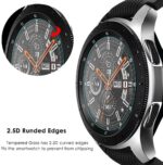 CAVN 4-Stücke Panzerglas Kompatibel mit Samsung Galaxy Watch 46mm Schutzfolie, 9H Kratzfest Gehärtetes Panzer Glas Schutz Displayschutzfolie Schutzglas Folie für Galaxy Watch 46mm – Bild 6