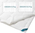 Bedsure Bettdecke 250x205 2er Set - Bettdecke 4 Jahreszeiten bestehend aus Ganzjahresdecke 250x205 300gsm & Sommerdecke 250x205cm 150gsm, 2 zusammengeknöpften Steppdecken für Winter Sommer – Bild 3