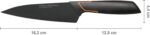 Fiskars Kochmesser, Modernes Design, Gesamtlänge 27 cm, Qualitätsstahl/Kunststoff, Edge, 1003095 – Bild 5