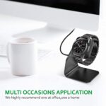 CAVN Ladegerät Kompatibel mit Samsung Galaxy Watch 46mm /42mm /Gear S3 Induktive Ladestation, 4.9ft Ersatz USB Aluminium Ladekabel Lade Dock – Bild 4