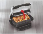 Tefal OptiGrill+ GC712D | intelligenter Kontaktgrill | 6 Grillprogramme | passt Temperatur + Grillzyklus ans Grillgut an | antihaftbeschichtete Platten – Bild 8