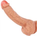 Funejoy Realistischer Silikon Dildo für sie,18.5cm