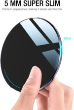 TOZO W1 Fast Wireless Charger Kabellos Qi Induktions Ladegerät Ultra Thin Aviation Aluminium CNC Unibody Charger Ladepad – Bild 5