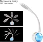 WILIT T3 Schreibtischlampe Kinder, 34 LED Nachttischlampe Touch Dimmbar mit 256 RGB Farblicht, Tischlampe mit Schwanenhals, 3 Helligkeitsstufen für Büro, Lesen, Studieren, 5W Tischleuchte – Bild 7