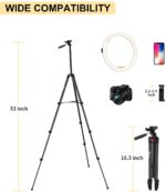 TONOR 12" Grosses Selfie Ringlicht mit Ständer für Handy, LED Kreislicht mit Auslöser Phone Halterung für Zoom TikTok Makeup YouTube Vlog Stream Meeting, kompatibel mit iOS/Android – Bild 6