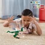 LEGO 31058 Creator Dinosaurier Spielzeug, 3in1 Modell mit T-Rex, Triceratops und Pterodactylus Figuren, Bausteine Set für Kinder ab 7 Jahren – Bild 6